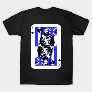 King of Hawai'i Kalakaua (blue) by Hawaii Nei All Day T-Shirt